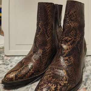 Vintage Zodiac Ankle Boots From Brazil